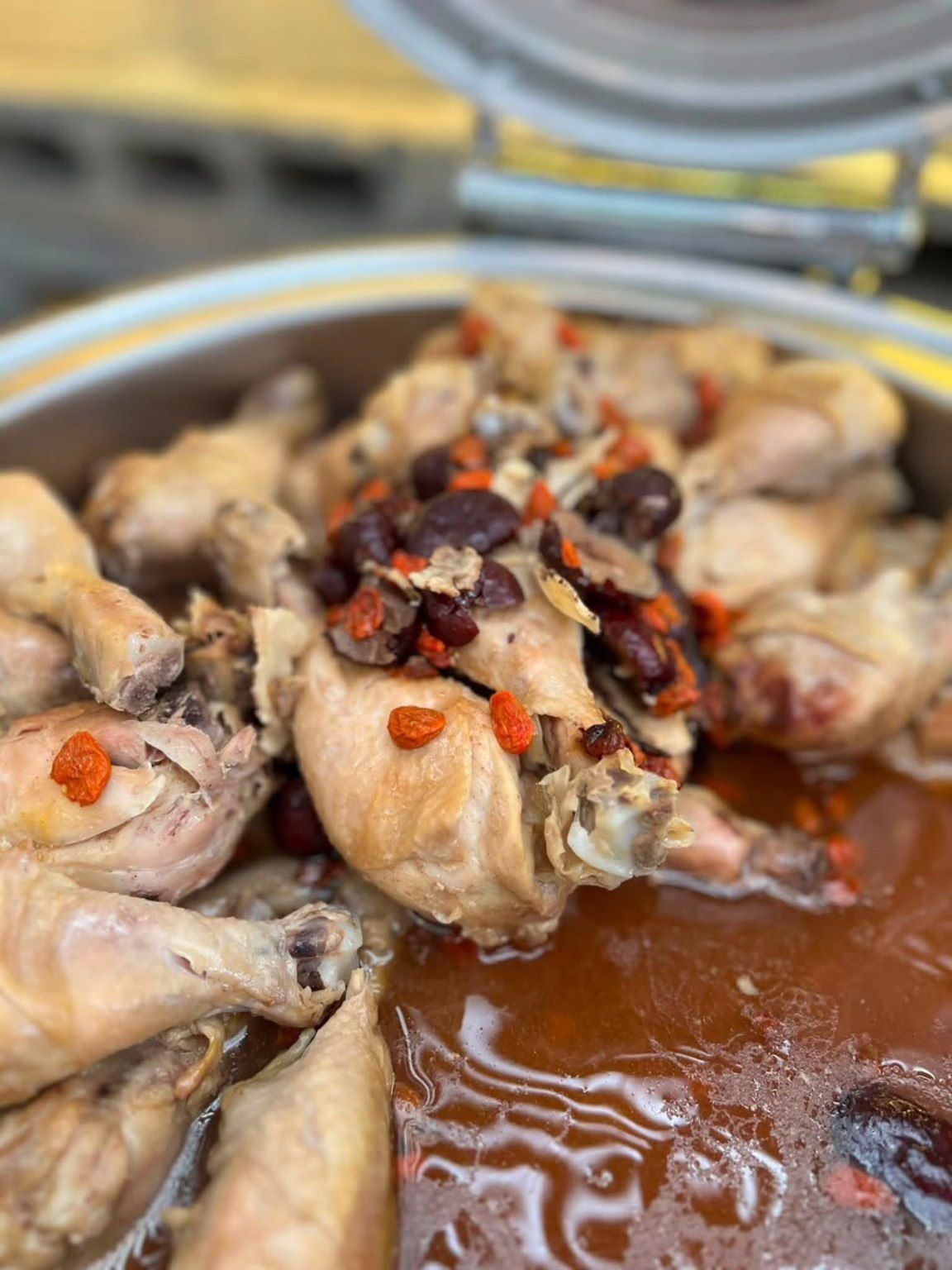 Chicken dish at a previous buffet